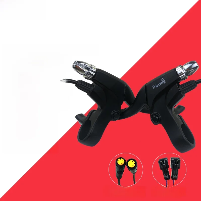 AliExpress LITTLE TT WUXING Ebike Brake Lever Cut Off Power 115PDD 47PDD Waterproof SM Connector Plug Electric Bicycle E-Scooter Ebrake Accessory