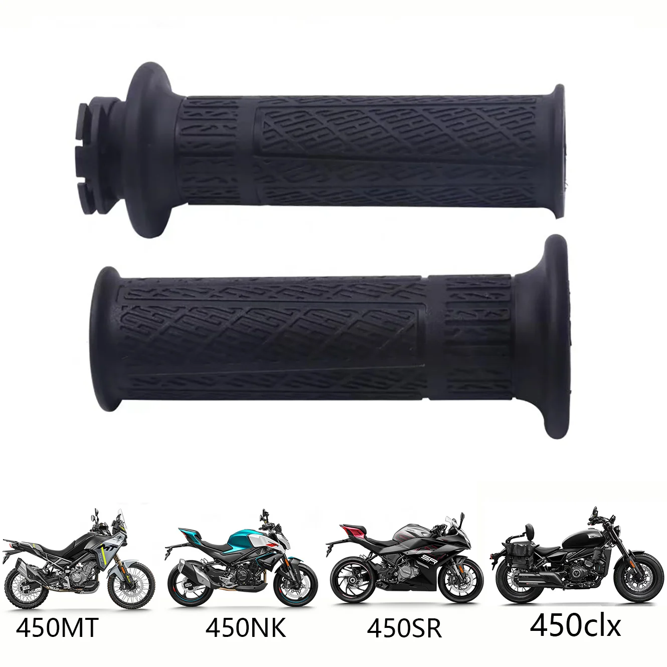 Left&Right Grip Handle Rubber Cover Original Parts For CFMOTO CF450  450MT 450SR 450CLC 450NK MT450 NK450 SR450