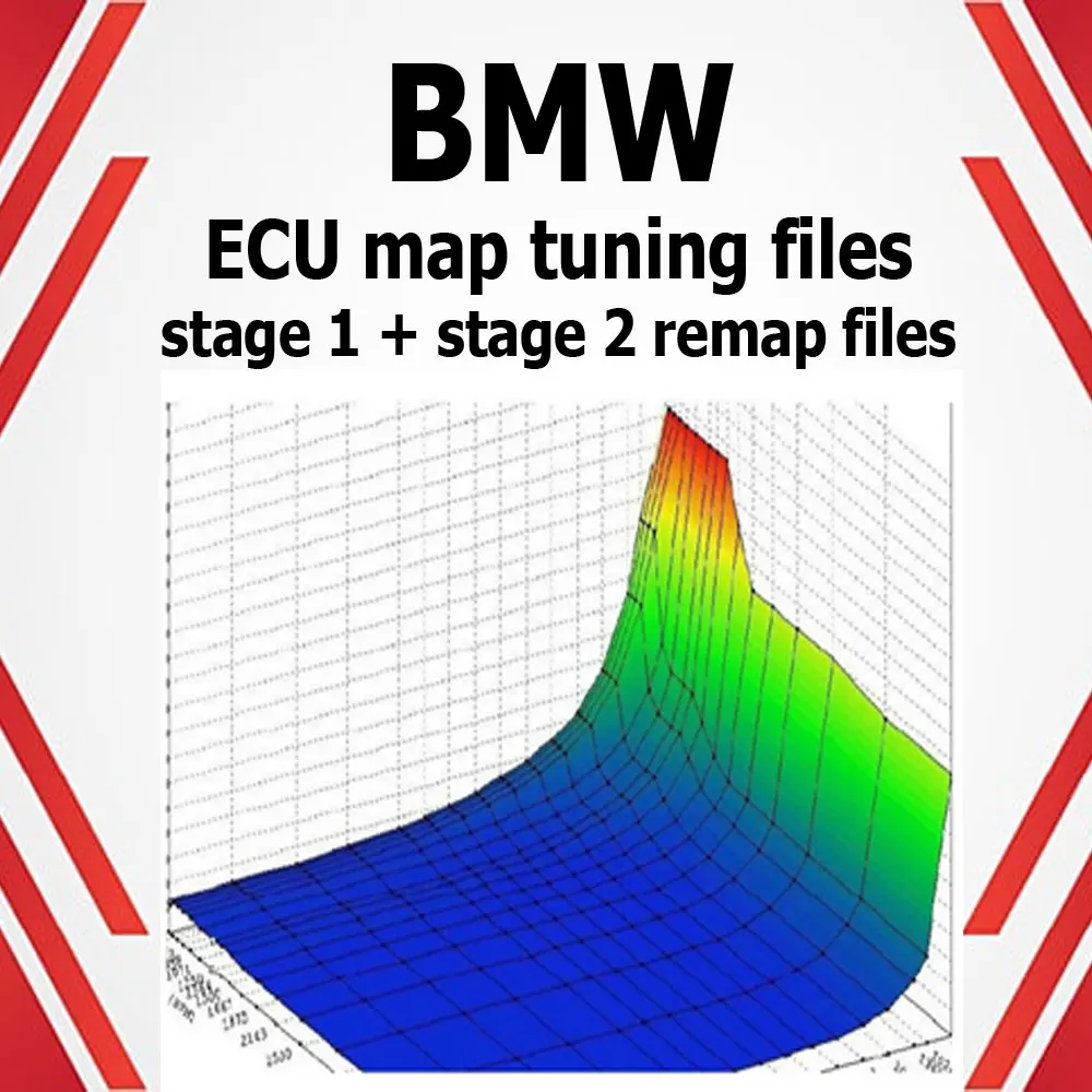 Car Repair Tool Diagnostic Automobiles Bmw ECU Map Tuning Files Stage 1 + Stage 2 Remap Files Ecu repair power