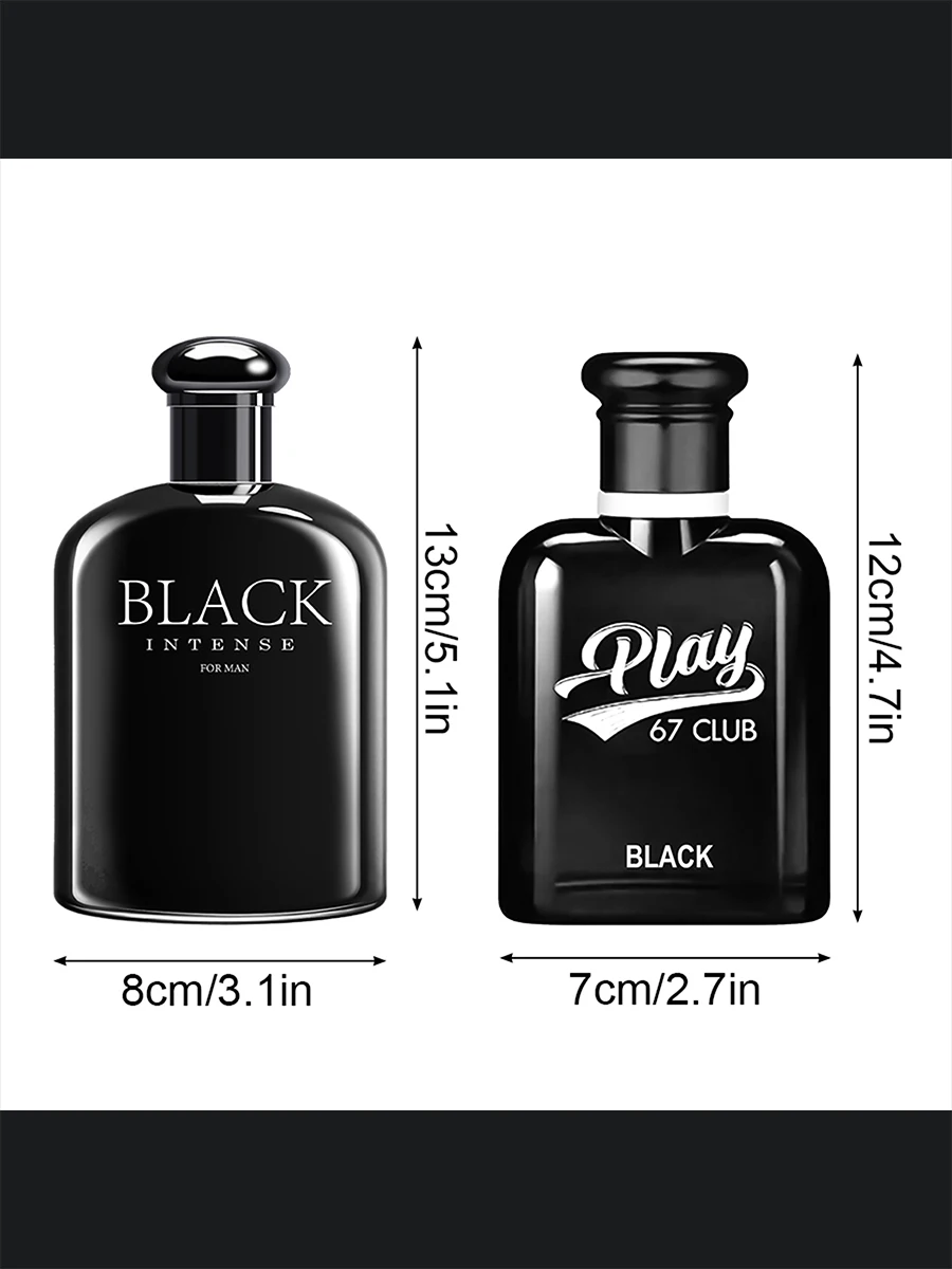 2PACK/200ML Set Parfum Pria |   Aroma Kayu yang Aromatik dengan Nuansa Mangga, Cendana, dan Jeruk | Wangian Tahan Lama untuk Pria | Hadiah untuk Dia