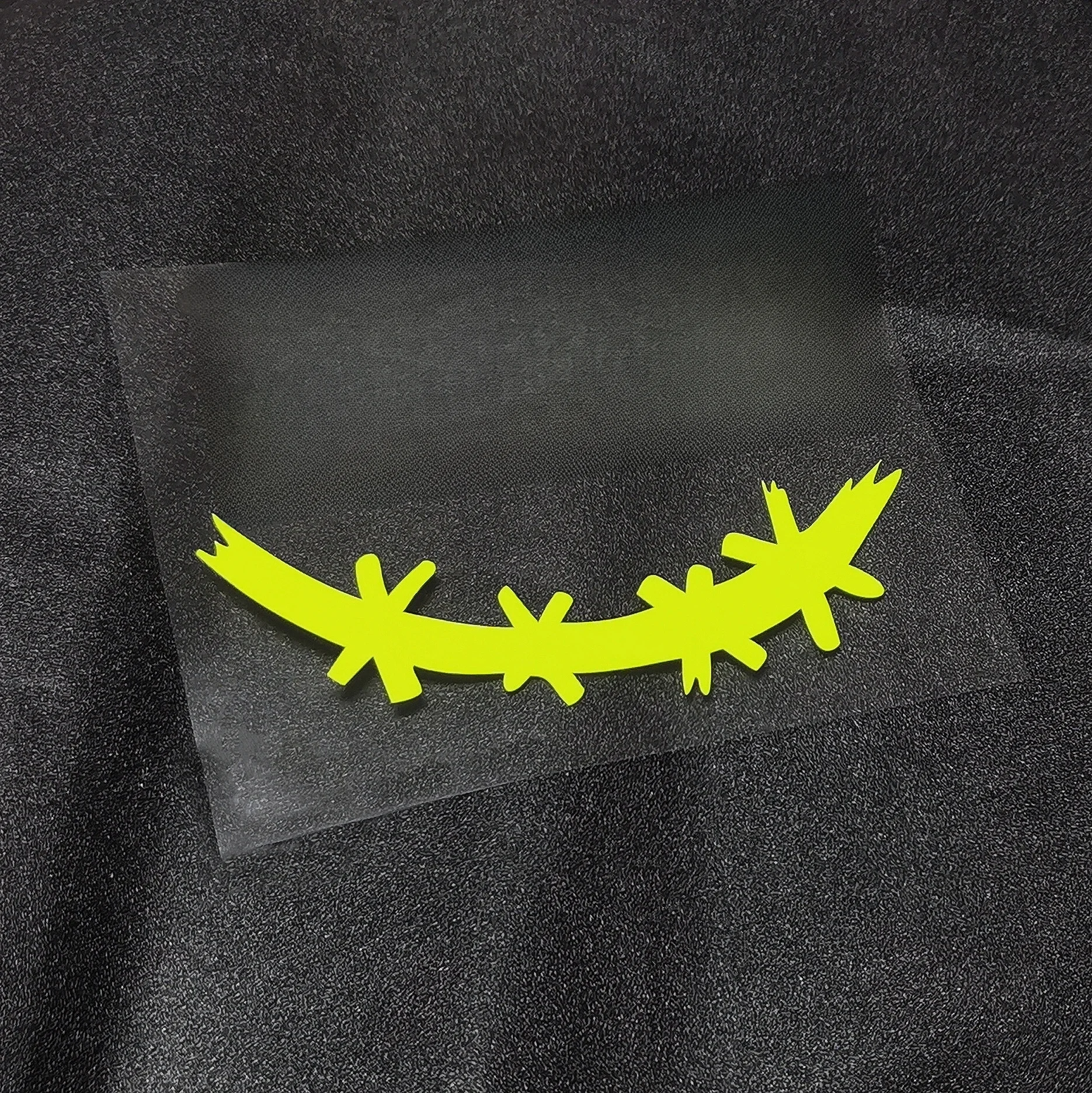 Autocollants réfléchissants et imperméables pour casque de moto, autocollants pour visage souriant