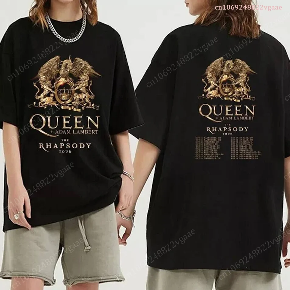 Queen Band Rock Band Clothes Cotton T Shirt Men Short Sleeve Tshirt Women Tee Shirt Tops Hip Hop Vintage Streetwear