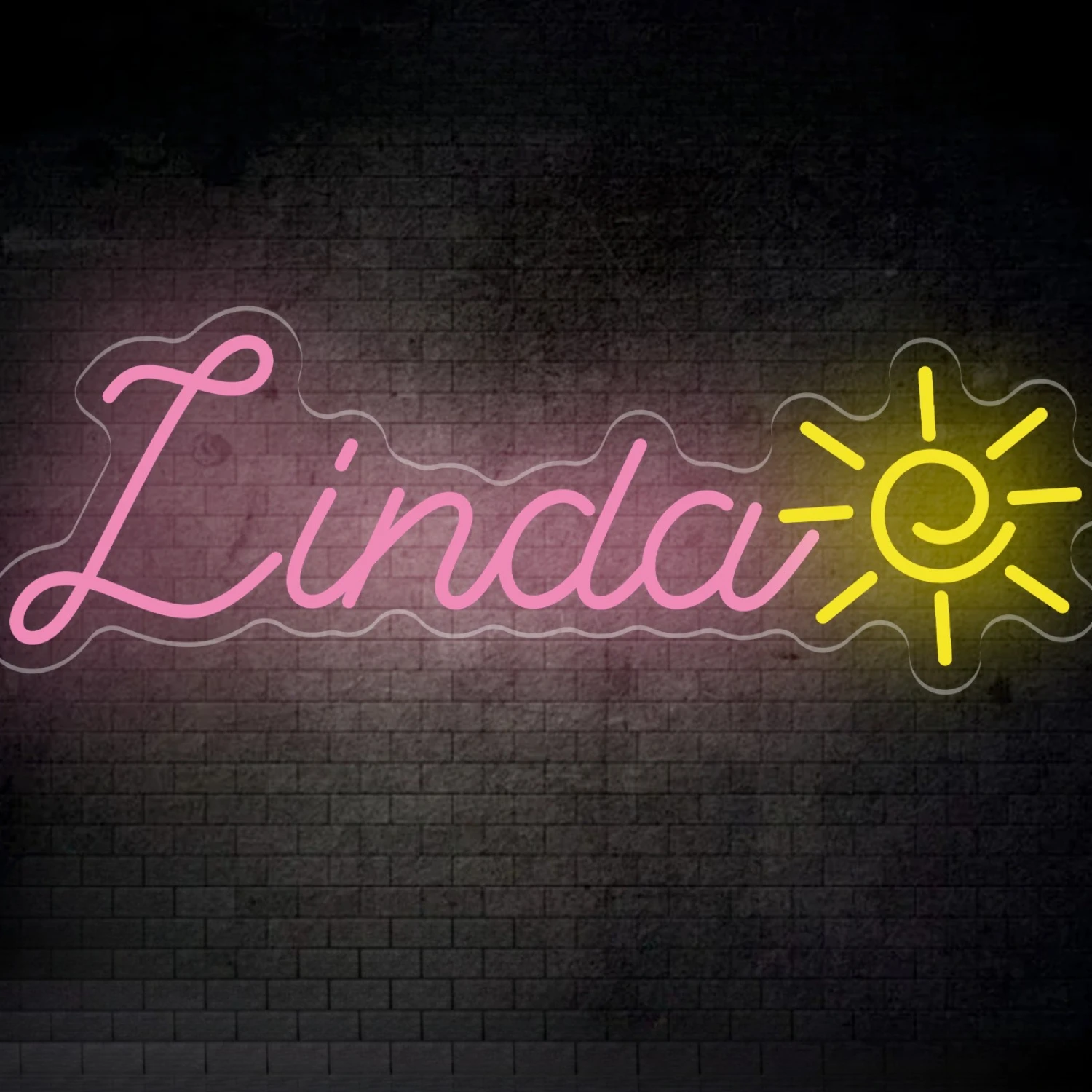 Custom Neon with Name&Sun Sign, Door&Wall Mounted Decor for Club/Yard/Party/Holiday/Store&Other Occasions, Room Decor Home Decor