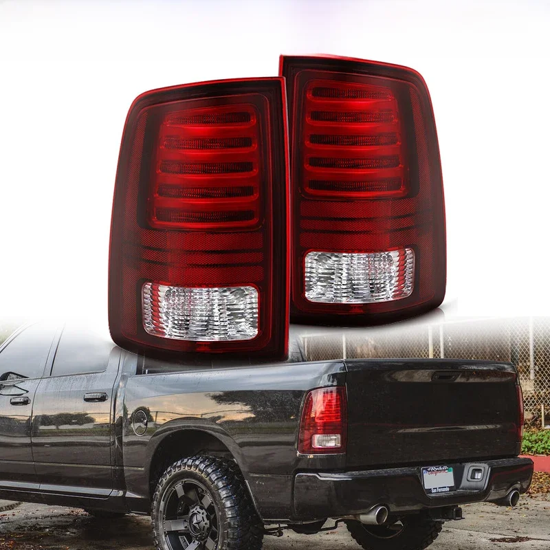 Voor Dodge Ram 1500 2013-2018 Auto Achter Led Achterlicht Richtingaanwijzer Licht Stop Remlamp Achteruit Mistlamp Achterlicht Montage - afbeelding 2