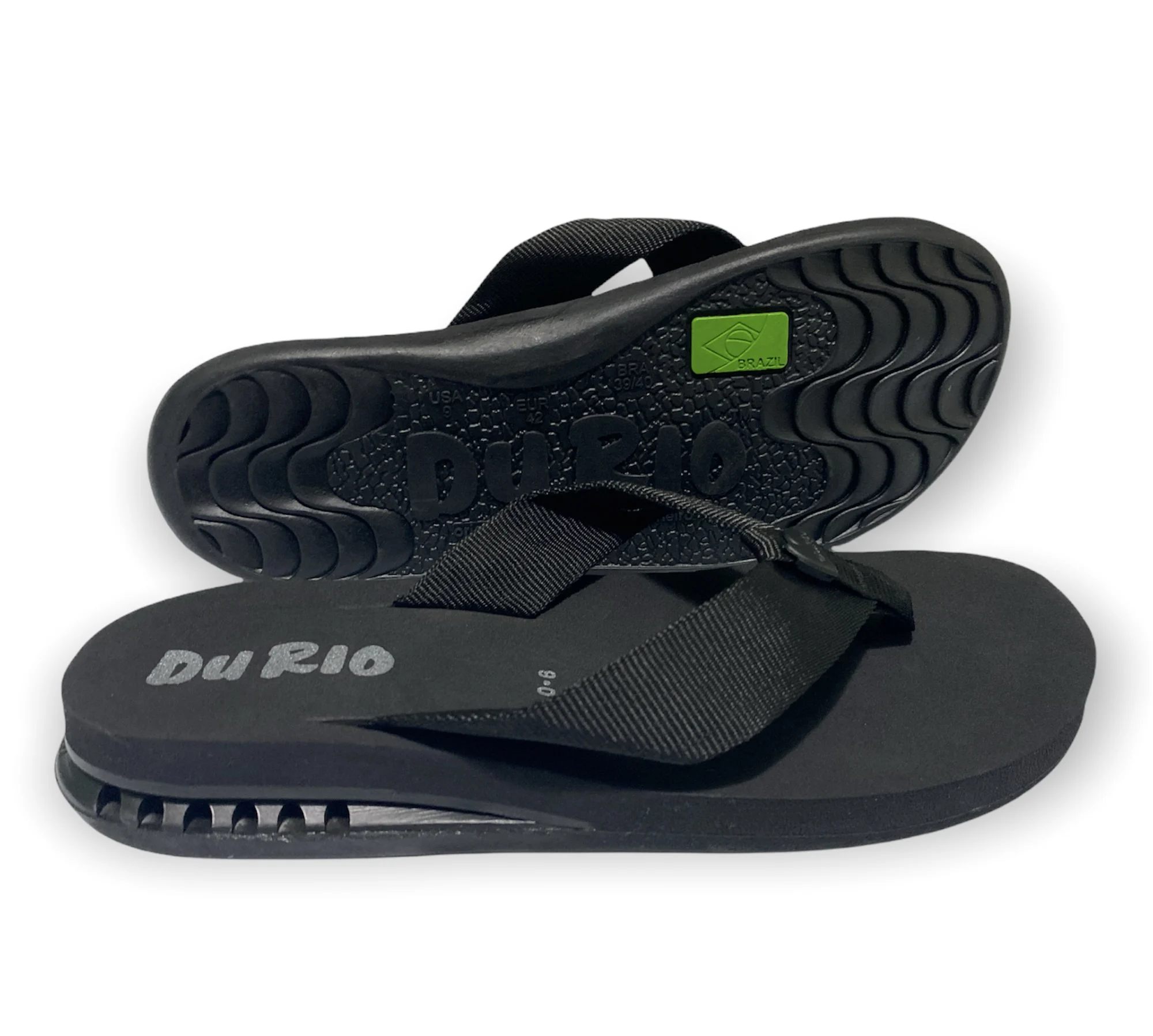 Chinelo Masculino Com Salto DuRio Air Para Esporão Fascite Plantar Ortopédico Vegano