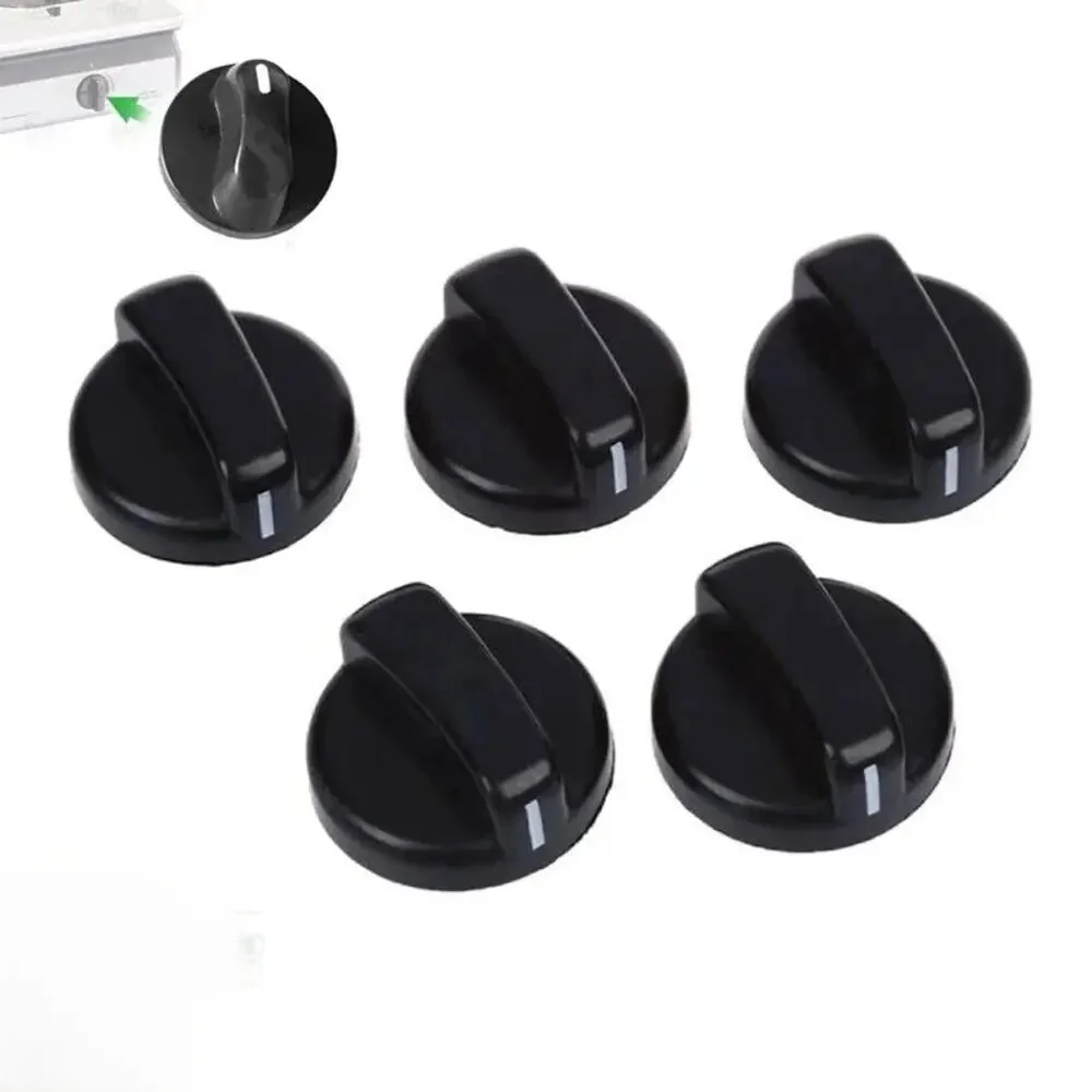 Poignée en plastique générale pour remplacement de cuisinière à gaz, bouton de commutation de commande, bouton de four de gamme pour Eva de table, 8mm, 1 pièce, 2 pièces, 5 pièces