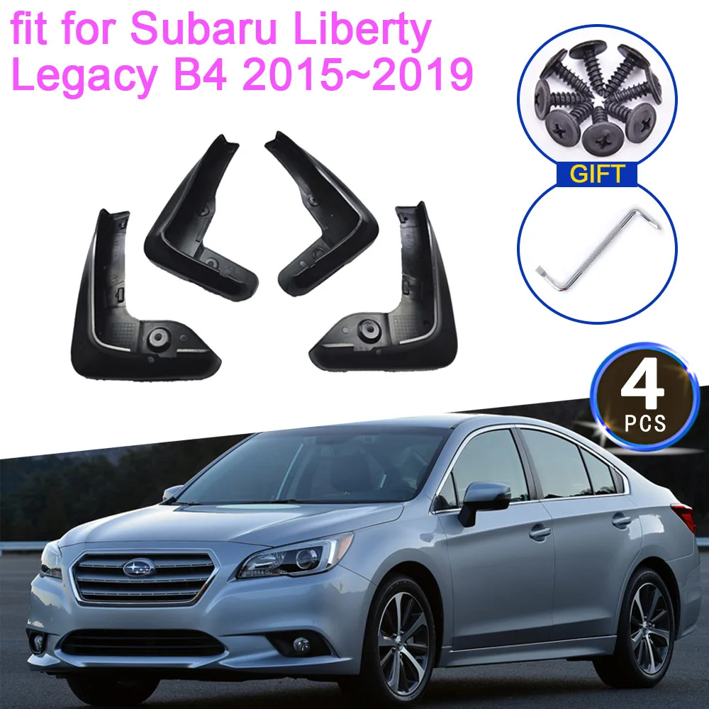 for Subaru Liberty Legacy B4 2015 2016 2017 2018 2019 Mudguards Fender Mud Flaps New Guard Splash Wheels Accessories Car Styling