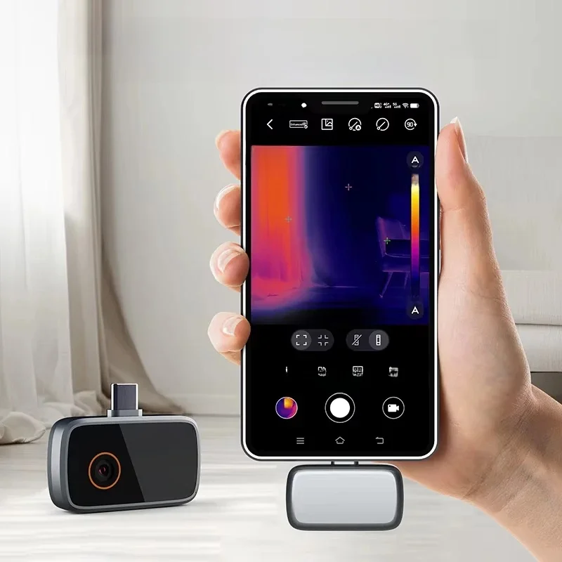 GW192A Warmtebeeldcamera 192X192 Elektronica Thermische Camera Reparatie, voor Android Type-C IOS Telefoon Mobiele Thermische Camera - afbeelding 2