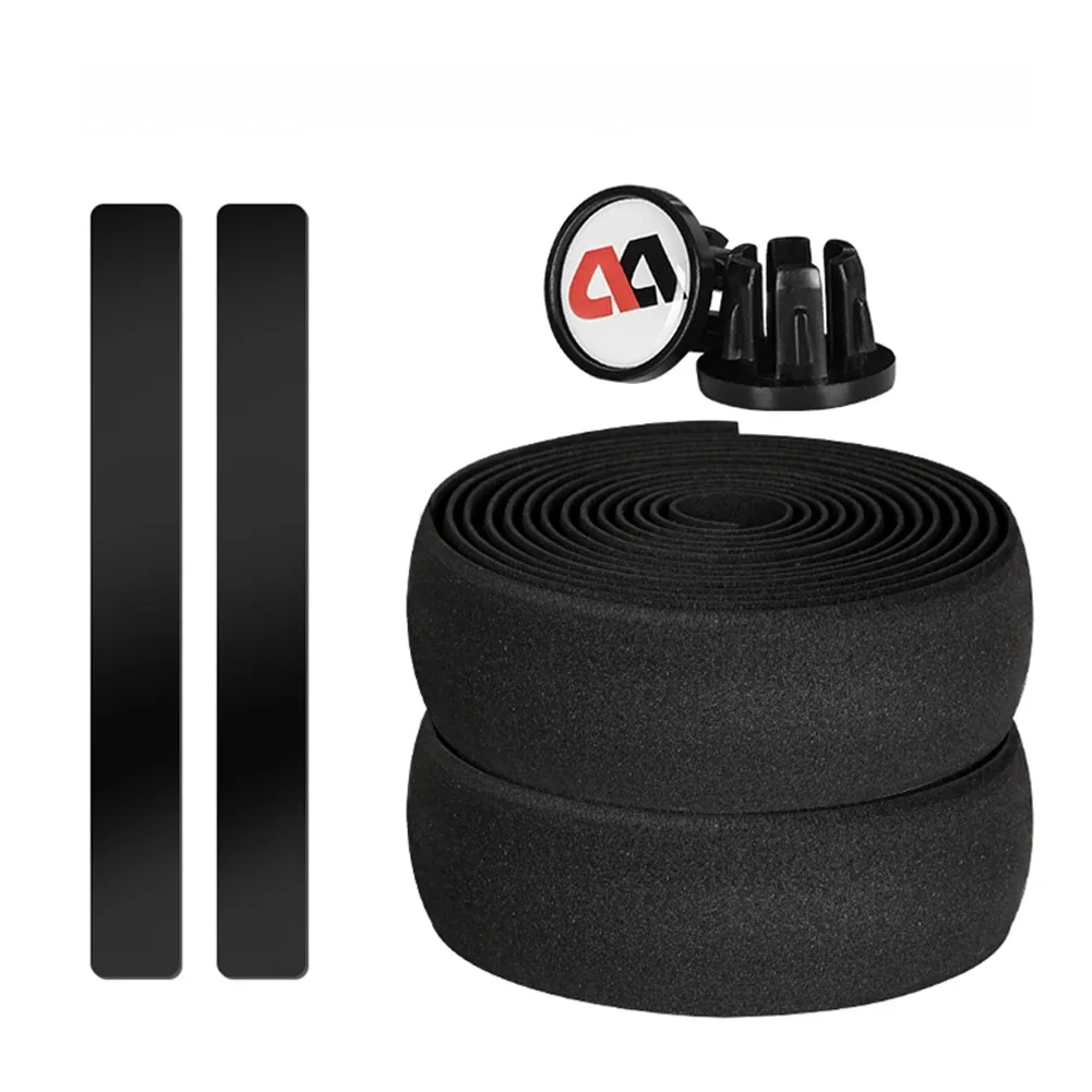 AliExpress 6pcs Road Bike Handlebar Tape Soft Cycling Wrap Straps Non-slip Comfortable Balance Bicycle Handle Bar Tape Bicycle Accessories
