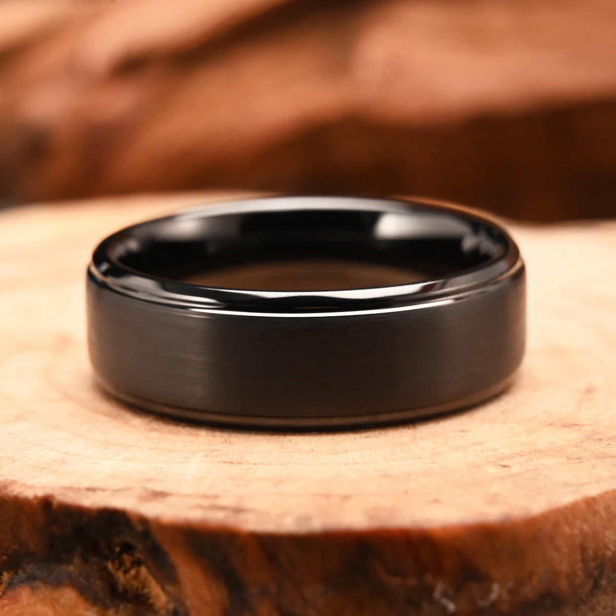 8MM Men's Tungsten Carbide Ring Wedding Bands Engagement Rings Promise Jewelry Durable Scratch Resistant Classic Gift for Men
