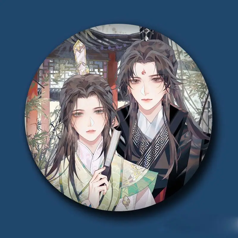 Anime Badge Scum Villain Self Saving System Shen Qingqiu Luo Binghe Cosplay Metal Brooch Men Women Lapel Pins Jewelry Fans Gift