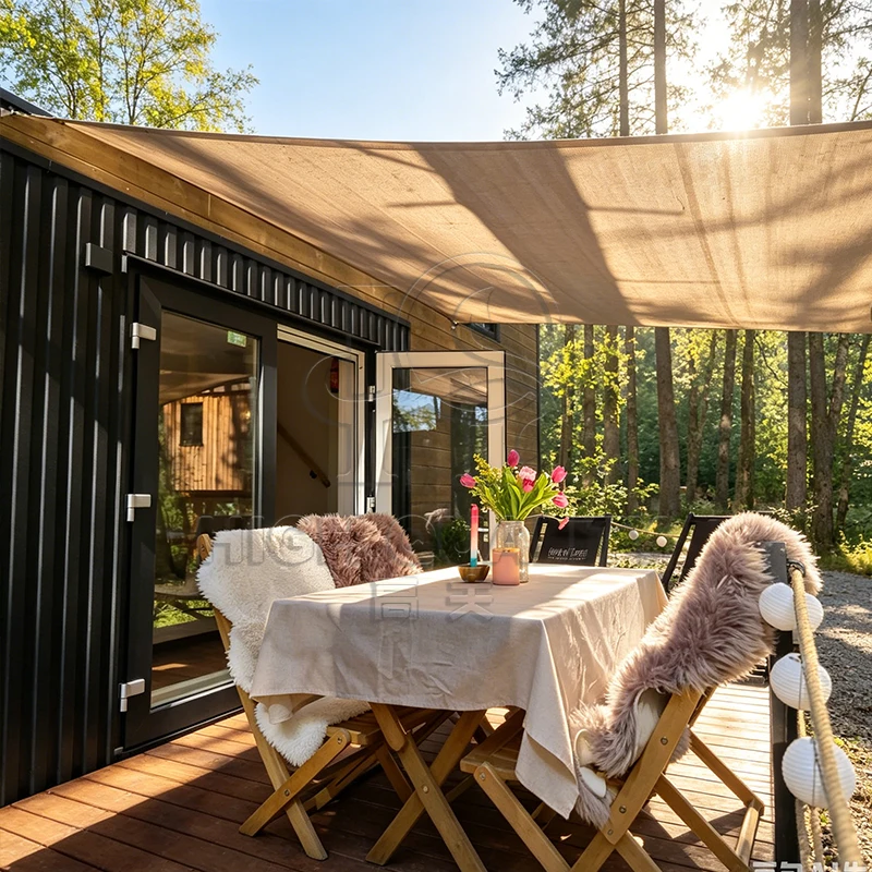 Luxury Foldable Container House 40ft Prefab Modular Home 2 Bedroom Portable Villa with Kitchen Set and Bathroom Ready to Live