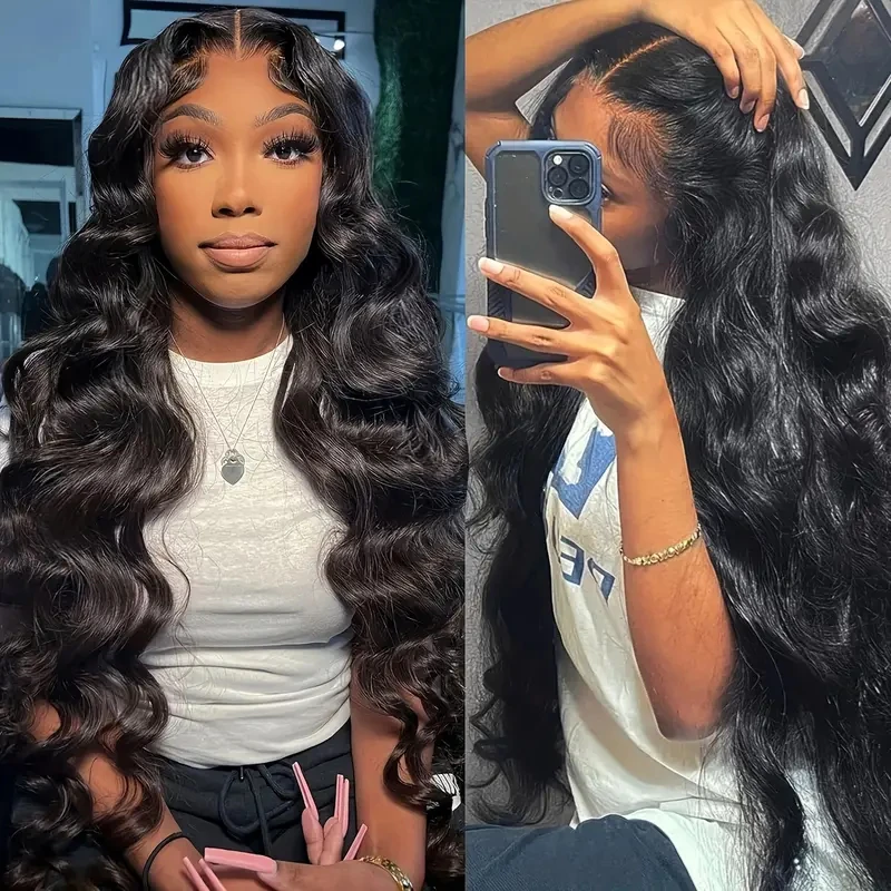 

Alimice Body Wave Wig Pre Plucked Front Wigs For Women Human Hair 13x4 Lace