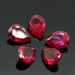 Luxury Unheated 15.0 Cts Natural Mined 13x18mm Sri-Lanka Garnet Ruby Pigeon Red Pear Cut VVS Loose Gem For Jewelry Maikng