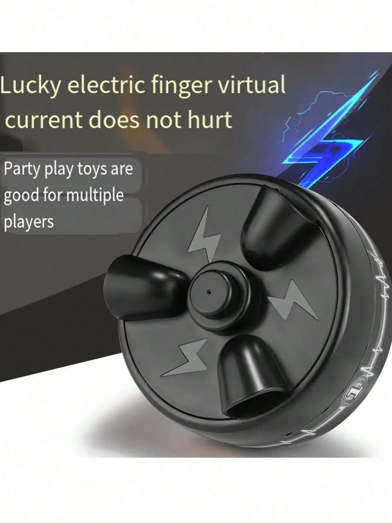1pc Miniature Six-Finger Electric Shock Lie Detector Lucky Shock Finger Prank Game