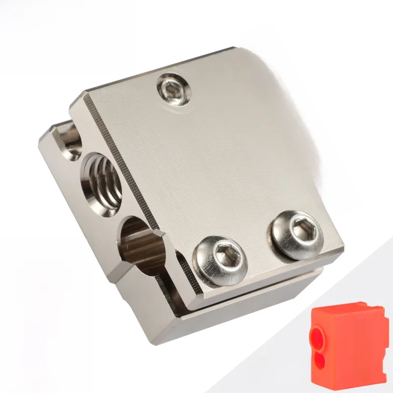 Mellow Top NF-V6 PT100 blok grzewczy z miedzi platerowanej wulkanem do drukarki 3D Volcano Hotend do bloku podgrzewanego wytłaczarki DDG — zdjęcie produktu 7