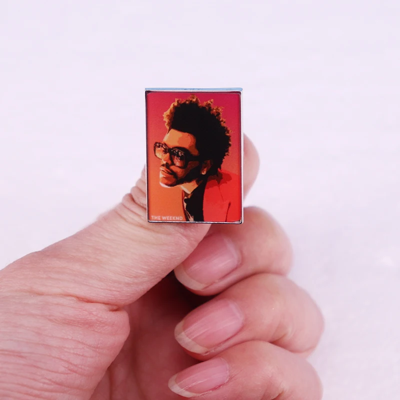 Canadian singer and songwriter poster art badge enamel pins jewelry accessories