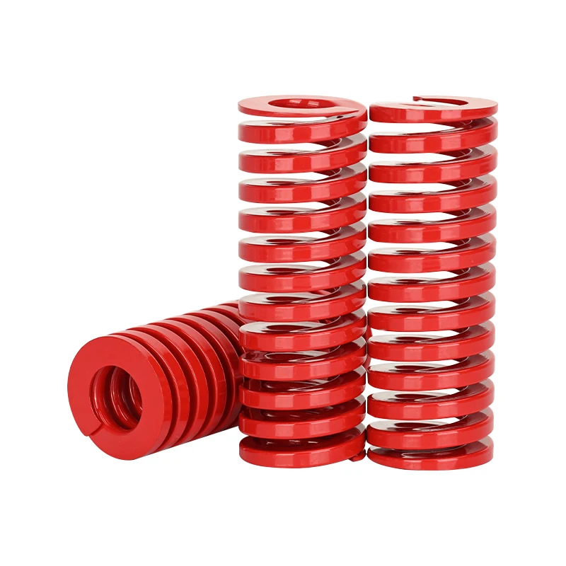 Red Medium Load Die Mold Springs Red Compression Spring Outer Dia 6 8 10 12 14 16 18 20 22 25 27 30 35 40 50mm Length 20 - 300mm