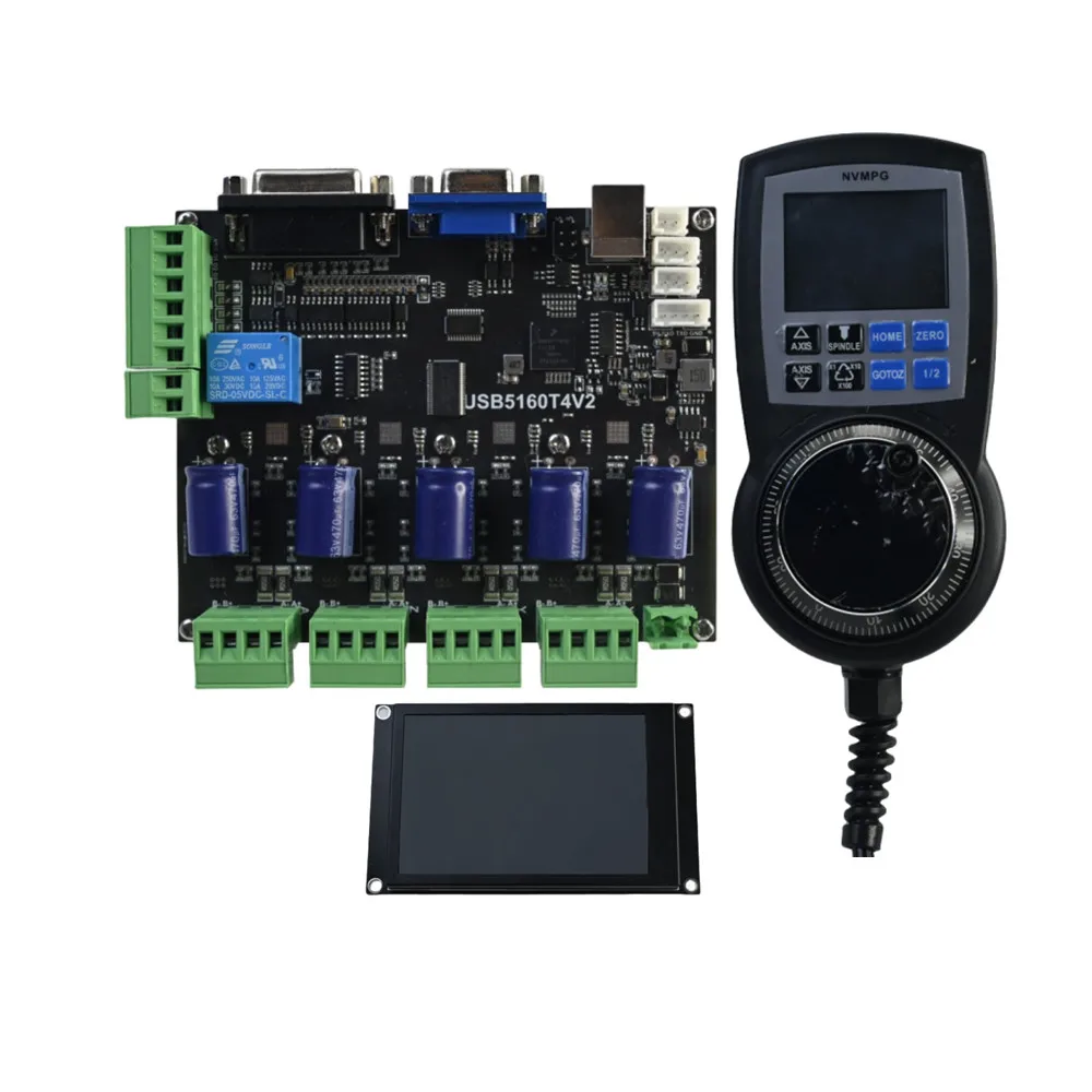 CNC Motor Controller Integrates CNC Mach3 Motion Control Card And Stepper Motor Drivers With Digital Display Handwheel NVMPG ICD