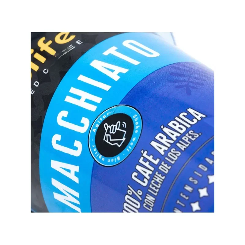 Machiatto Coolife Café Frio, Bom para Brincar e Beber, Pack de 10 Peças de 230ml-espresso com