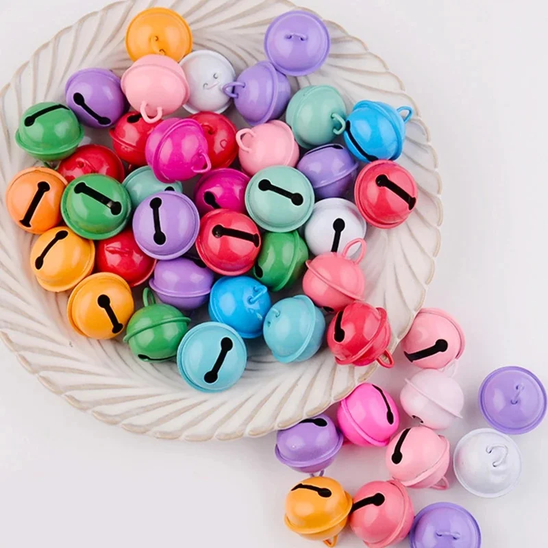 Farba Candy Color 22mm Kolorowy dzwonek Akcesoria do majsterkowania, prezenty, dekoracje świąteczne Mały dzwonek — zdjęcie 2