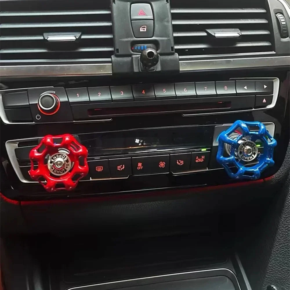 Internet celebrity central control knob industrial valve switch sticker, General Car one click start button interior decoration