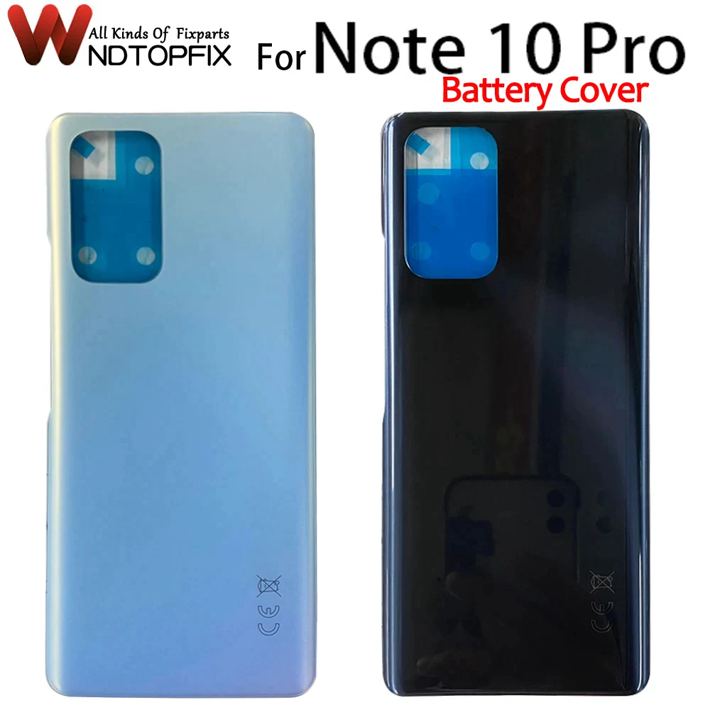 

New For Xiaomi Redmi Note 10 Pro Battery Cover Back Door Replacement Hard Battery Case For Redmi Note10 Pro Housing Back Cover