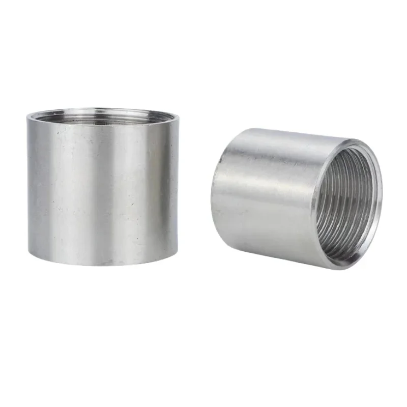 1/8 "1/4" 3/8 "1/2" - 4 "BSP NPT femelle couplage rond égal 201/304/316 connecteur en acier inoxydable raccord de tuyau eau 225 PSI