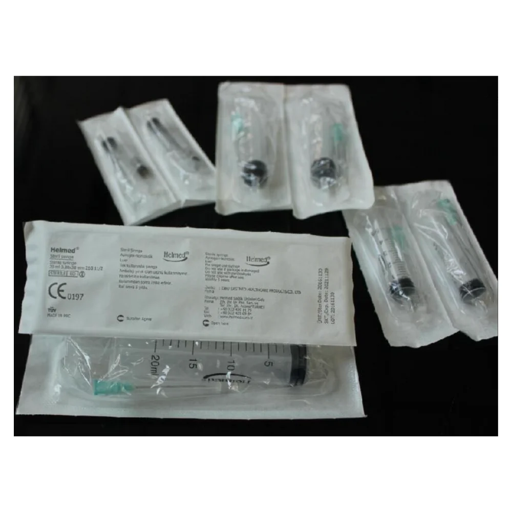 Syringe 2 Ml (21 G) 50 - 100 - 200 - 300 - 500 Pcs / CC Medical Disposable With 21 Needles Sterile Single Aseptic And Separate Packaging Diabetes