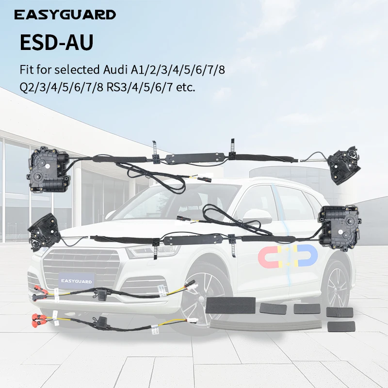 EASYGUARD Automatic Electric Suction Door Intelligent Self-Suction Soft Close Door System for Audi A1 A2 A3 A4 A5 A6 A7 A8