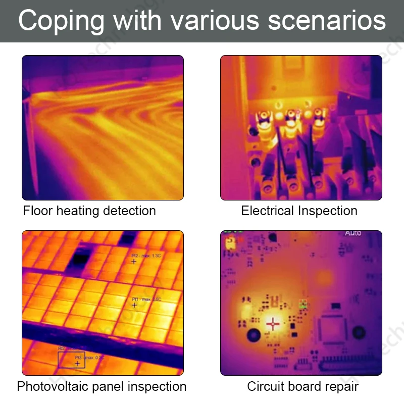 HIKMICRO H10 25Hz Infrared Thermal  Imager PCB  Circuit  Industrial Floor Heating Tube  Thermal  Camera Power Inspection