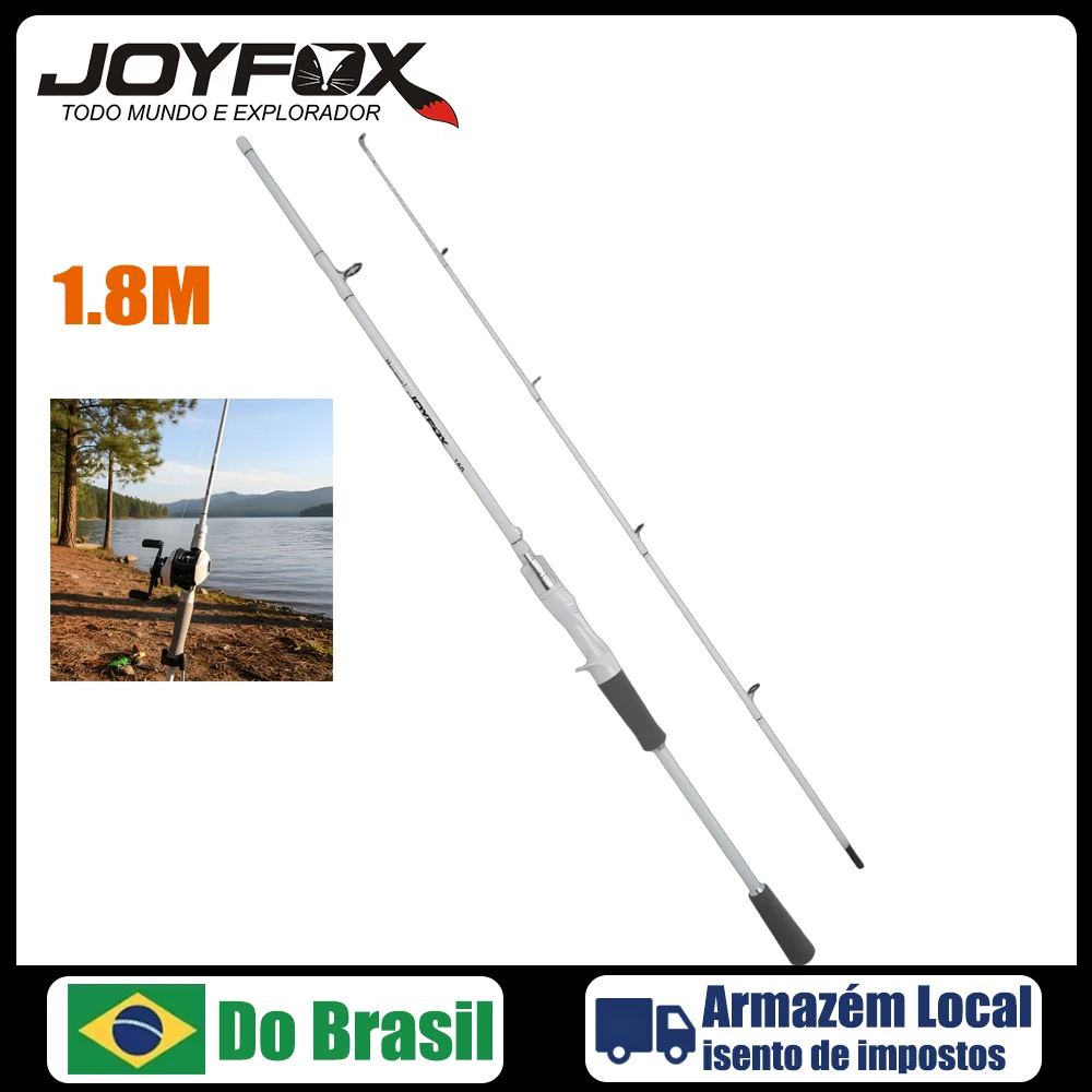 joyfox-vara-de-carretilha-carbono-180m-20-50lb-vara-de-pesca-2-partes-branco-10-kg