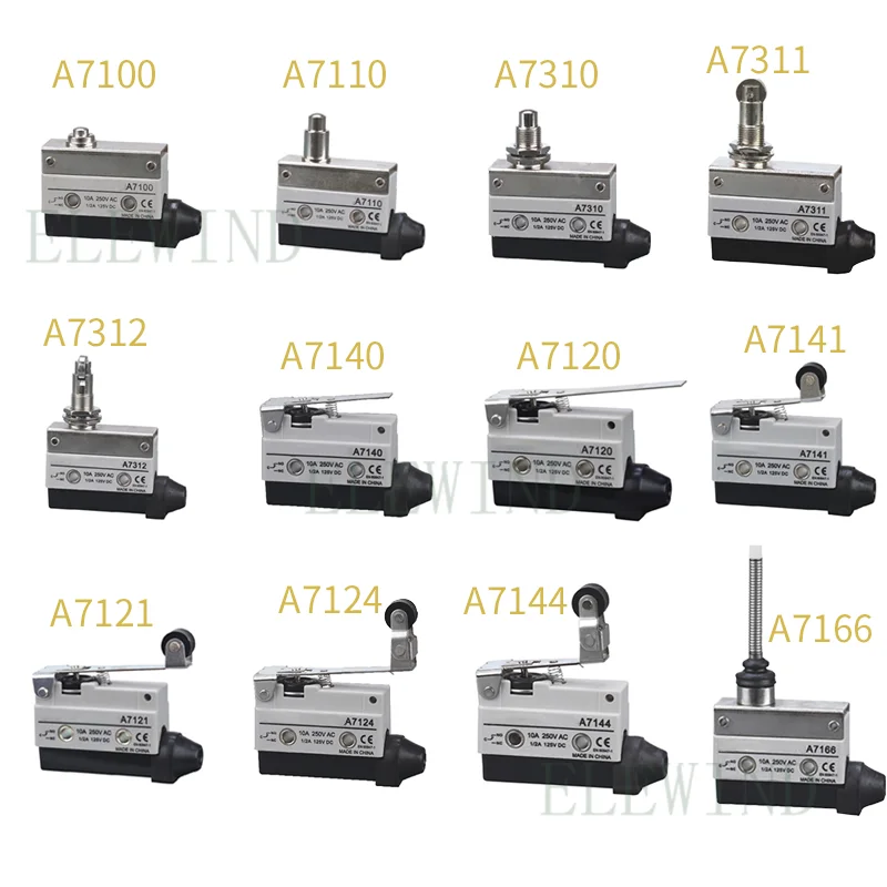 A seal Limit Switch of high quality 10A 125V,250VAC Waterproof Micro Switch Travel Limit Switch Roller short lever type