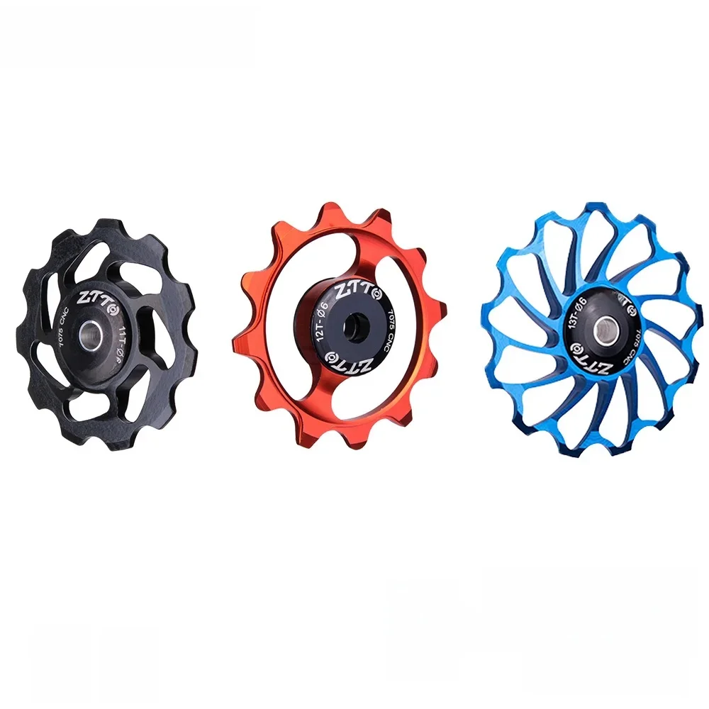 AliExpress ZTTO 11/12/13T Bicycle Rear Derailleur Jockey Wheel Ceramic Bearing Pulley  4/5/6mm CNC Road Bike Guide Roller Idler MTB Parts