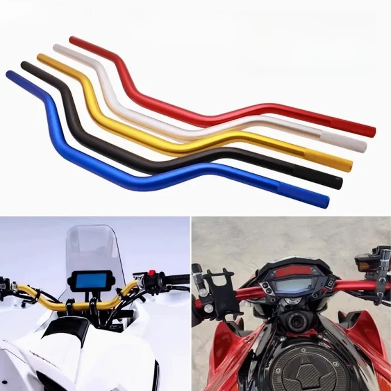 Motorcycle7/8 "22mm Stuur Handle Bar Aluminium Stuur ForMotocrossPit Bike Kleine Apollo 49cc 50cc ATV Scooter - afbeelding 2