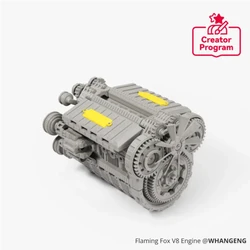 For BambuLab Flaming Fox V8 Engine Maker World FF-V8 Hardware Kit ZH042 For Bambu Creator Program WHANGENG