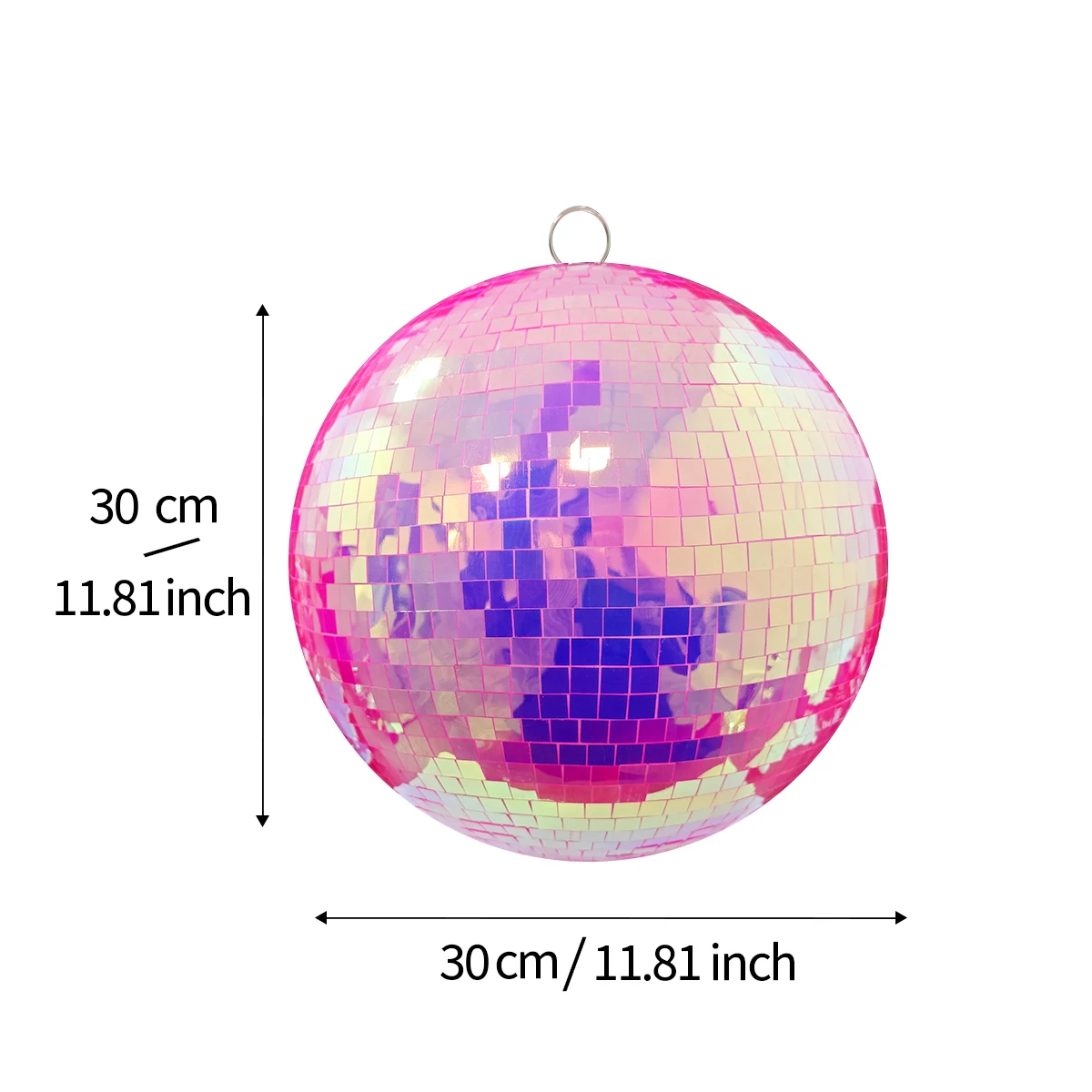 3cm/30cm Mirror Disco Balls Party Shining Ball Christmas Decoration Laser Reflective Glass Disco Ball Xmas Tree Home Ornaments