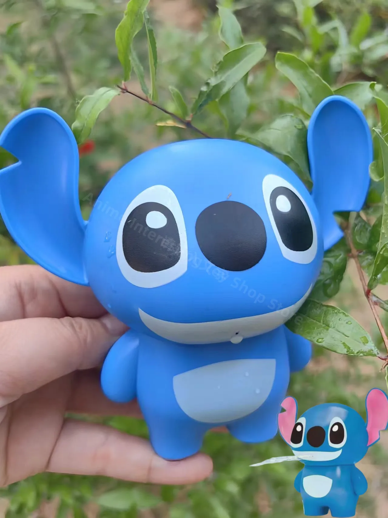 

Новинка, фигурка аниме Diseny Stitch, водяной пистолет, Стич, Детская кукла аниме, пляжные игрушки, кавайная милая детская гидравлическая гигантская игрушка-пистолет для ванной, подарок