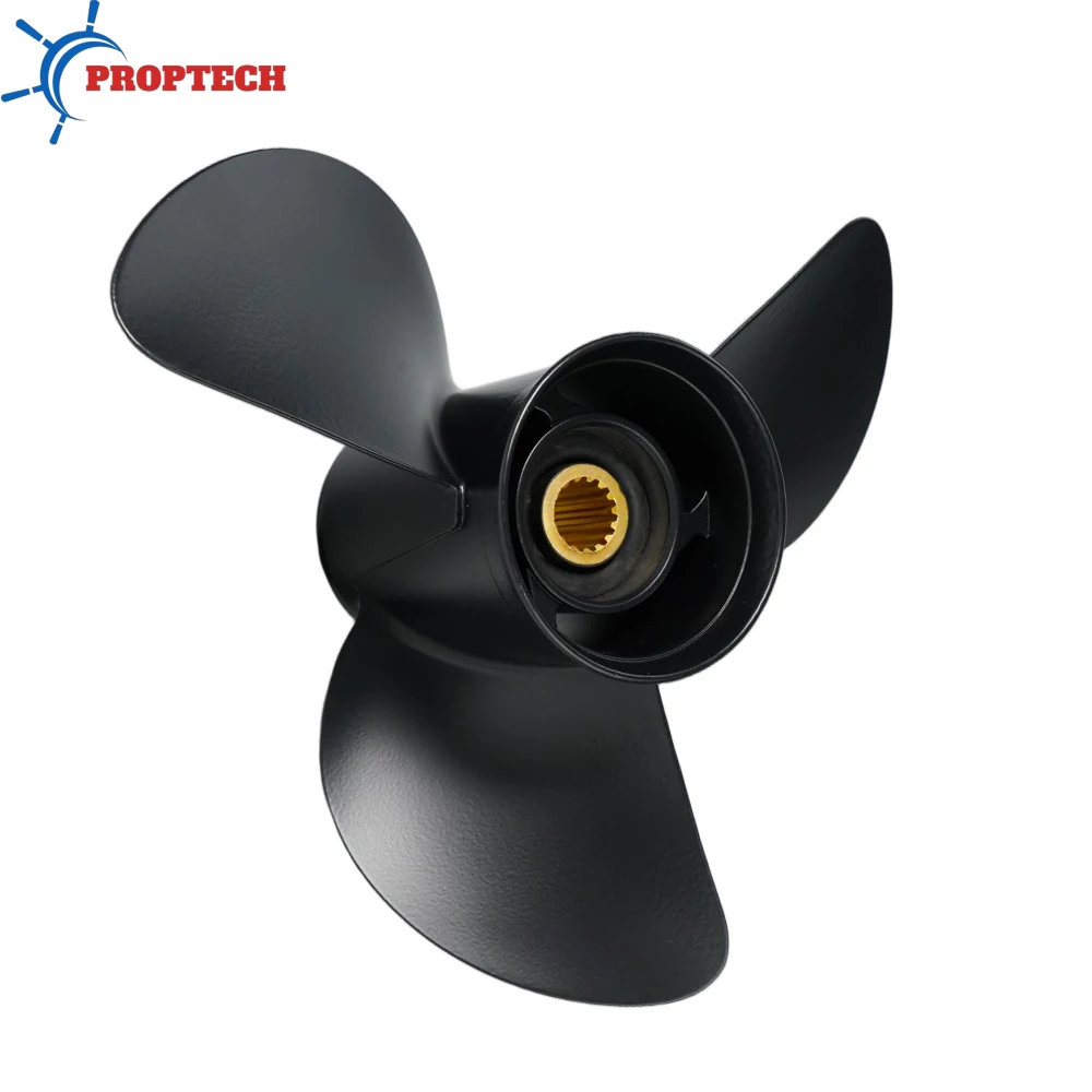 13 3/4x19 For Suzuki Outboard Propeller 60hp 70hp 90hp 100hp 115hp 140hp Boat Engine Aluminum Screw 3 Blade 15 Spline