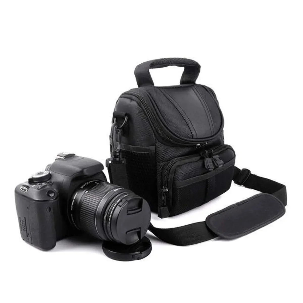 Nikon D40 SLR-cameratas: Licht, draagbaar, voor single- of cross-body carry, winkels micro SLRs.-liu - afbeelding 2