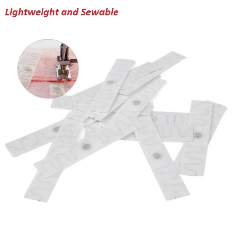 300 Times Washing 180 Degree High Temperature Resistance Soft Uhf Tag Laundry Textile Rfid Label