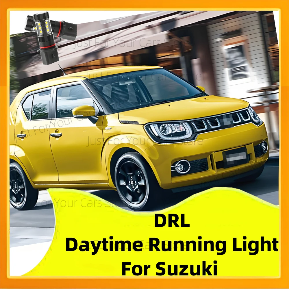 

2 светодиодных дневных ходовых огня DRL P13W для Suzuki Ignis 3 Swift mk5 Vitara Subaru Forester Impreza Legacy Levorg Outback WRX XV