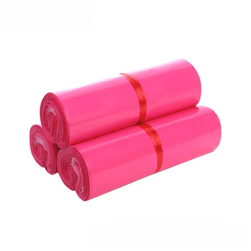 Roze koerierstassen Groot formaat matte opbergzakken Waterdichte tas Zelfsluitend PE-materiaal Envelop Mailer Post Mailing Pack Bags - afbeelding 2