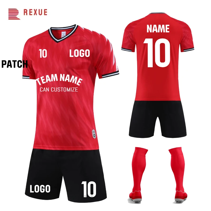 

Men Football Jersey Men's Customize Soccer Uniforms Kit Sports Clothes Football Futsal Sportswear Training Tracksuit