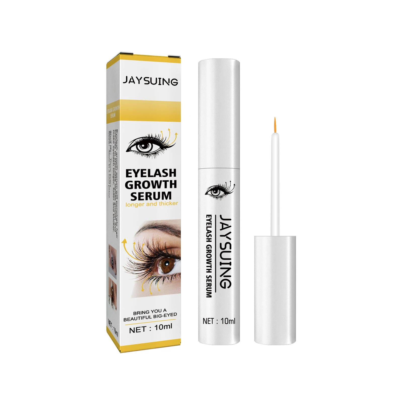 Deeply Nourish Eyelashes Supplement Root Cell Nutrition Promote Eyelash Growth Flexible Eyes Natural Curly Eyelash Growth Serum