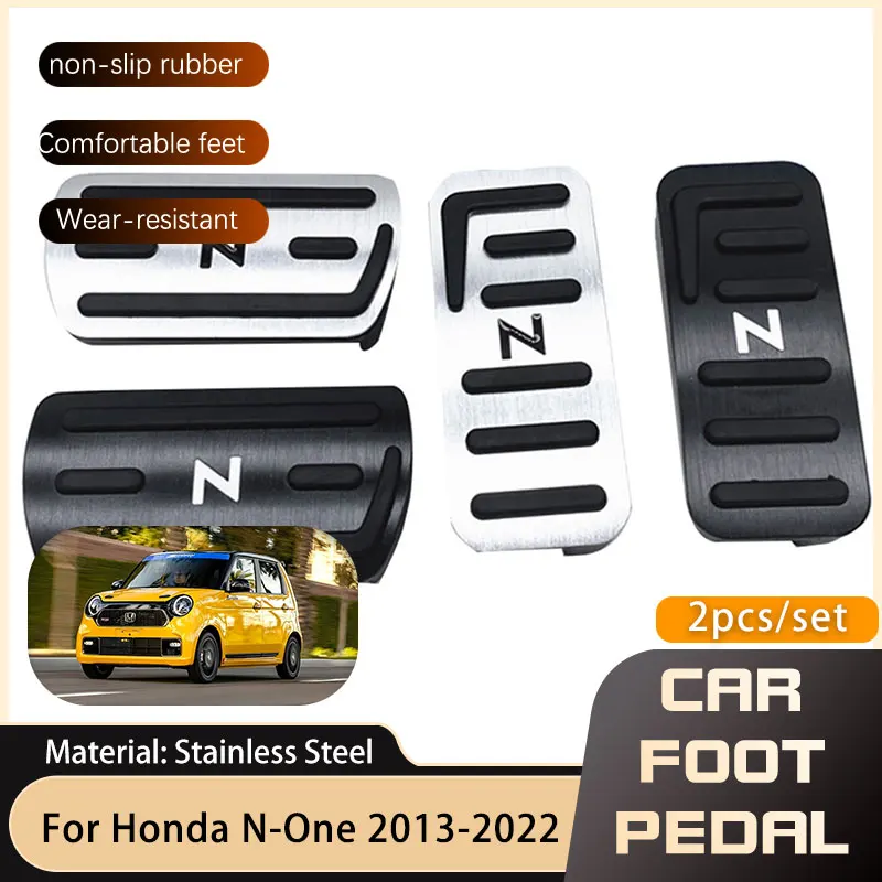 Pedali Auto Per Honda N-One N One None JG1 JG2 JG3 JG4 2014 ~ 2022 Acceleratore Freno Pedale Antiscivolo In Acciaio Inossidabile Cuscinetti Di Copertura