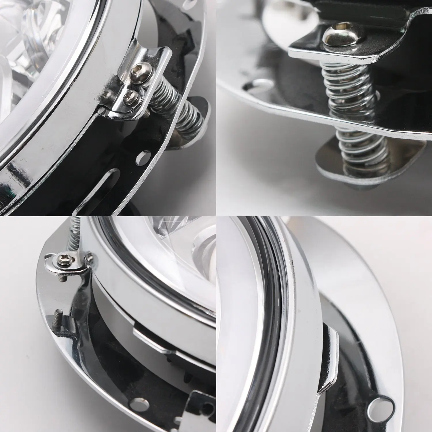 7 Inch Round LED Headlight Mounting Bracket Ring   For Jeep Wrangler JK TJ Suzuki Samurai for Harley Motorcycle 7\
