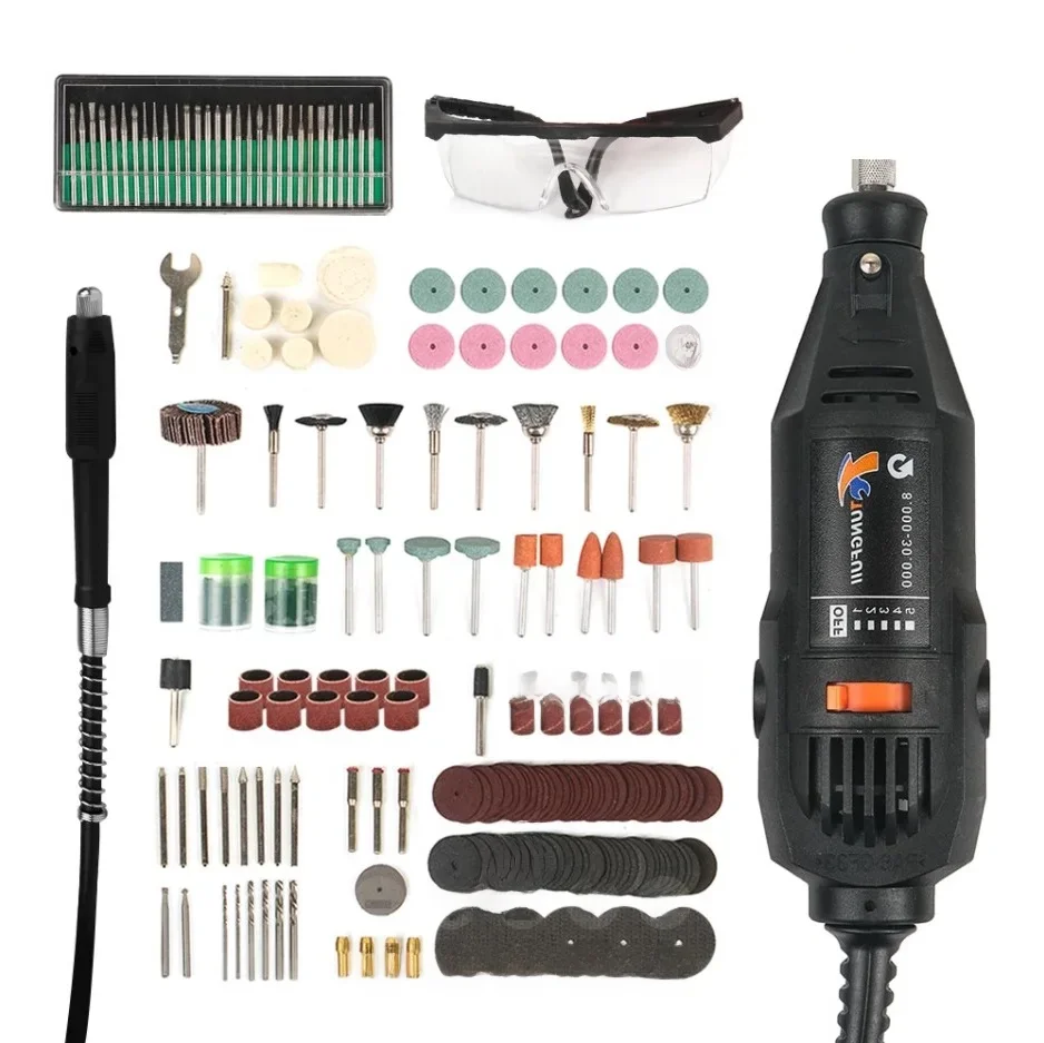 Mini Electric Drill 130W Drilling Machine 30000rpm Variable Speed Rotary Tools Electric Engraver For Dremel 4000 3000