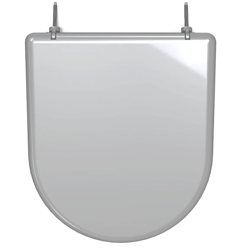 Sanitary Lid Bathroom Padded Luxury Calypso Light Grey Dimension 430x370 x Durín 51,5