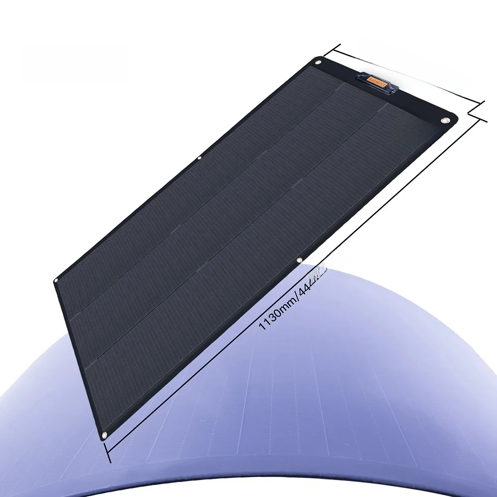 Vesdas 100W shingle-technologie ETFE PET semi-flexibel zonnepaneel PV monokristallijne zonnecel - afbeelding 2
